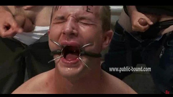 Fag lad fucked deep in his mouth in utter nasty deepthroat fucky-fucky getting t.