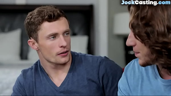 Casting jock buttfucked for jizz after fellatios
