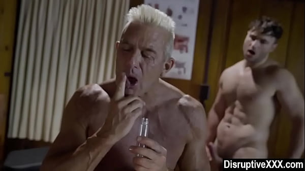 Old therapist collects pleasure gel from youthful homeless faggot