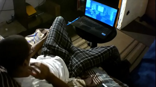 Nubile masturbating to pornography 2